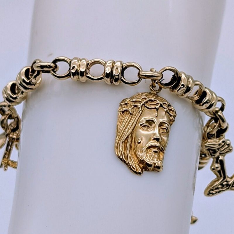Bettelarmband Goldarmband 585/14K Kette Gelbgold 21cm 18,30Gramm Armband #498