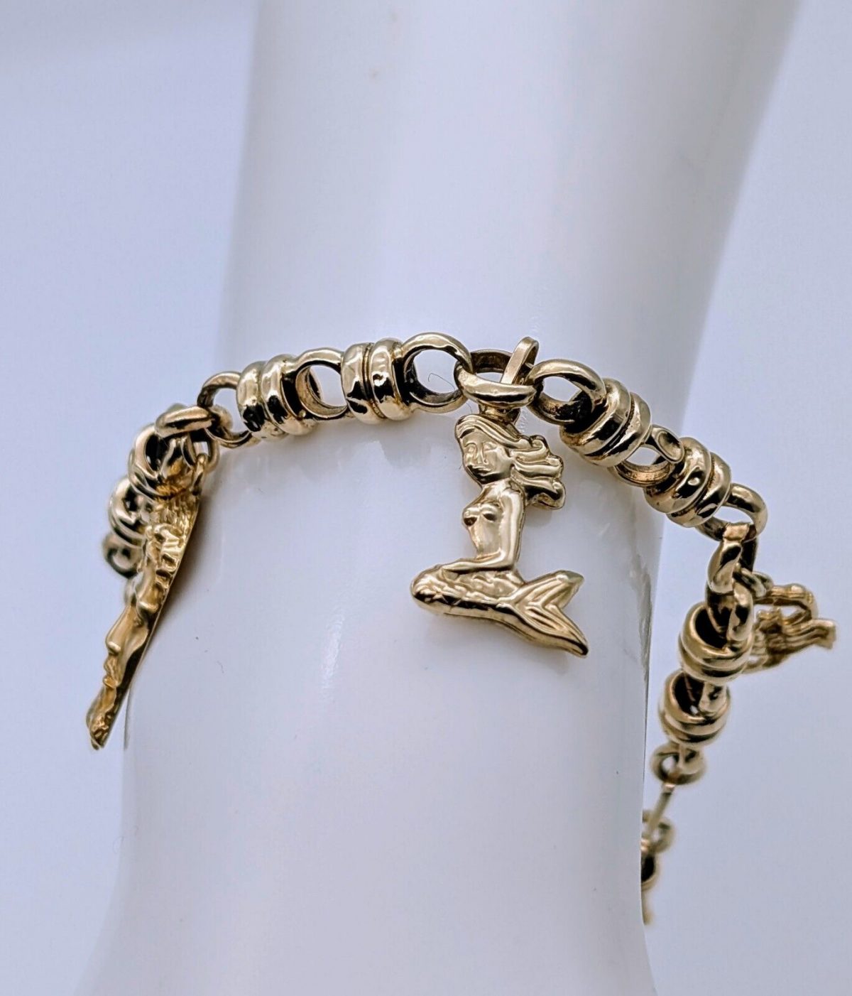 Bettelarmband Goldarmband 585/14K Kette Gelbgold 21cm 18,30Gramm Armband #498