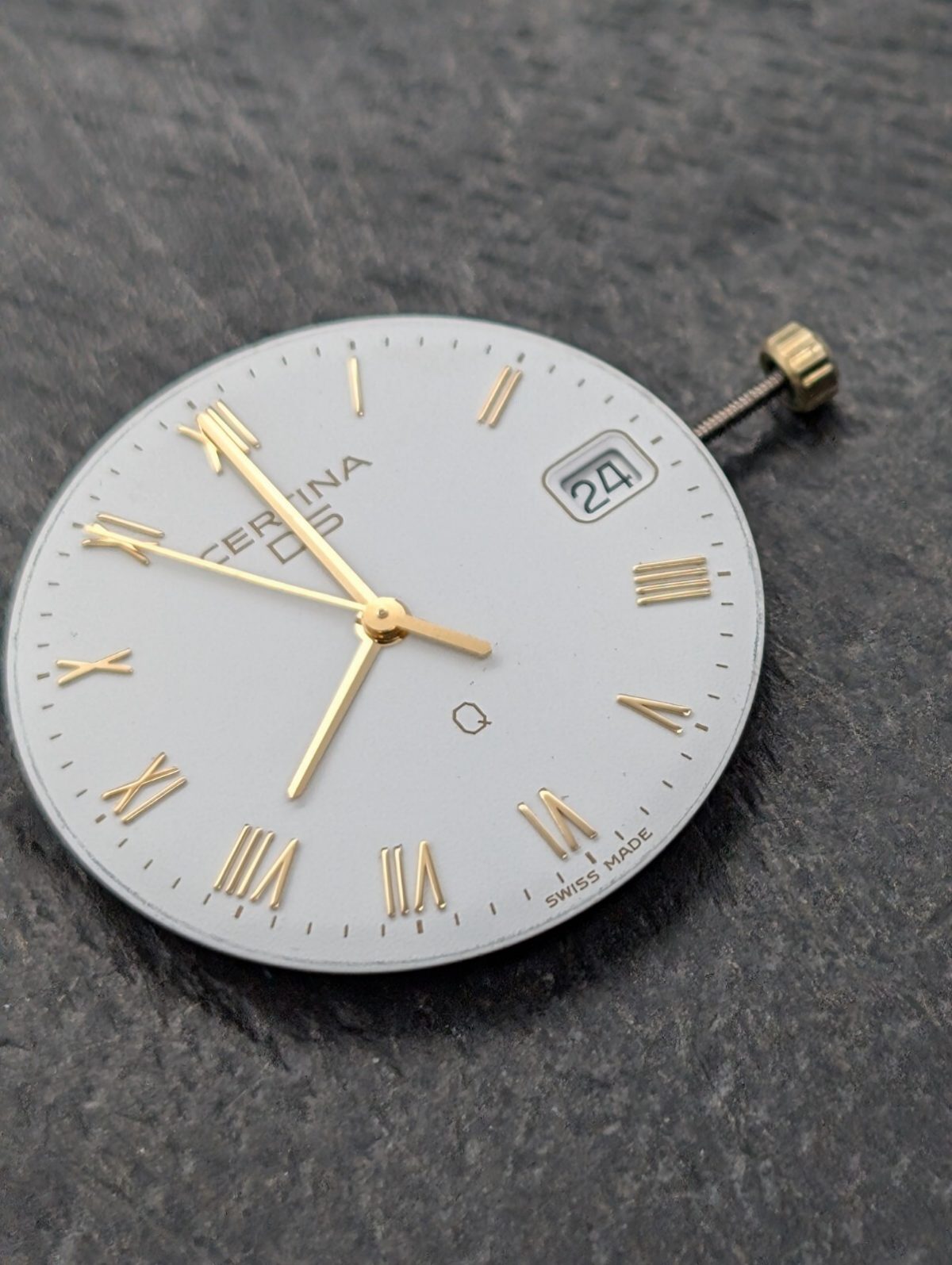 Certina DS-Q Vintage Uhr Quarzwerk 750 mit Zifferblatt + Zeigersatz