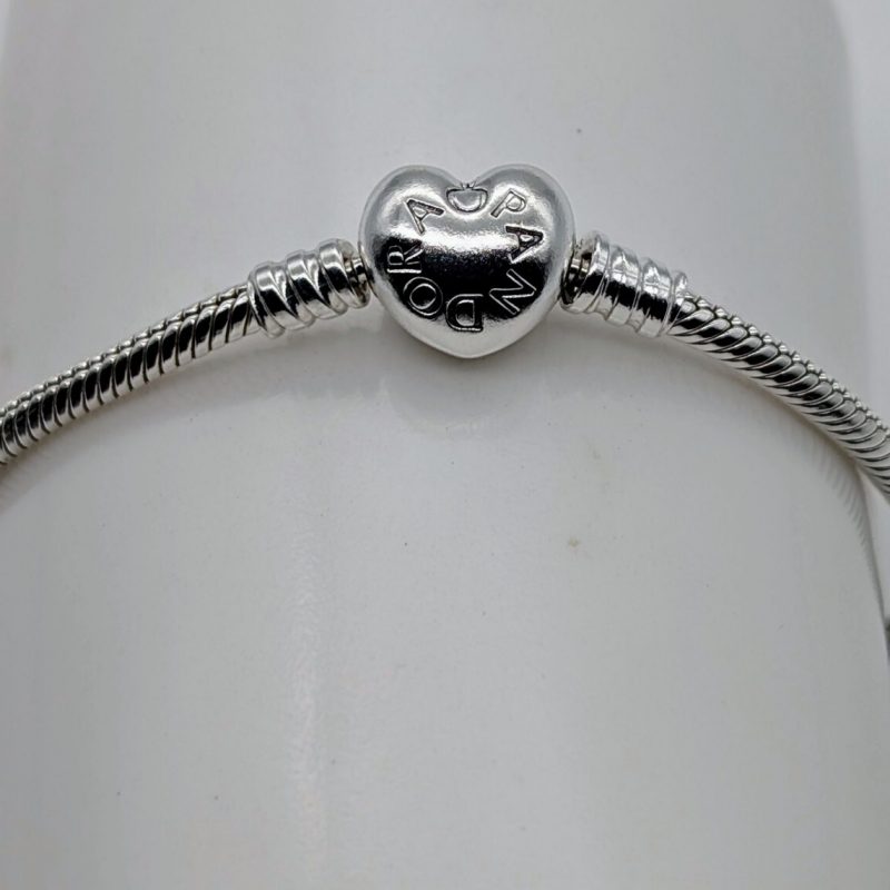 Pandora Armband 925 Sterling Silber 20cm 2xcharms #551