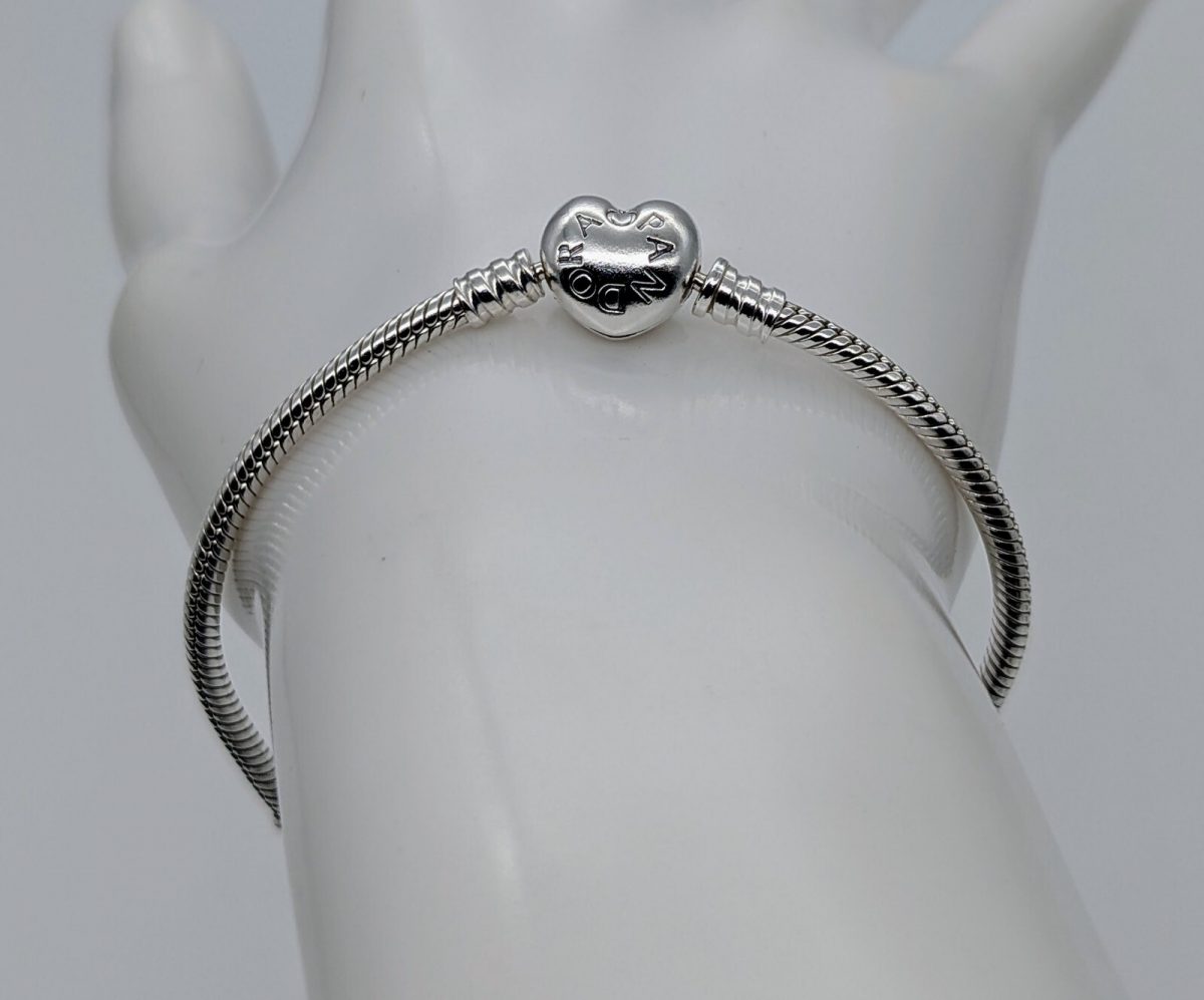 Pandora Armband 925 Sterling Silber 20cm 2xcharms #551