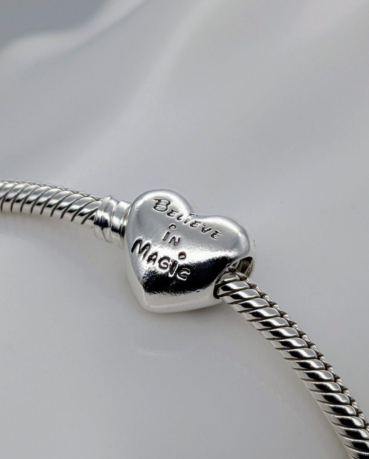 Pandora Armband 925 Sterling Silber 20cm 2xcharms #551