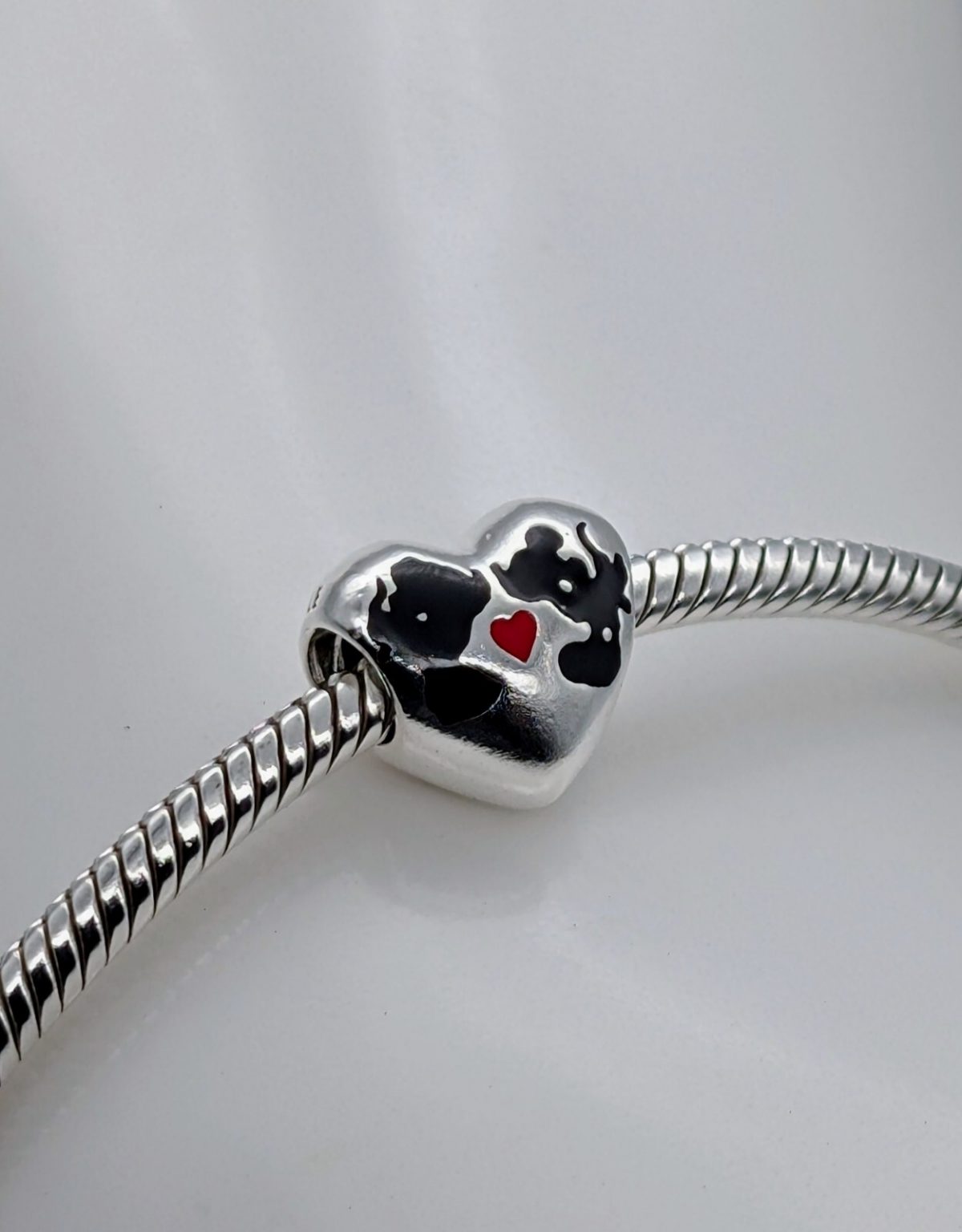 Pandora Armband 925 Sterling Silber 20cm 2xcharms #551