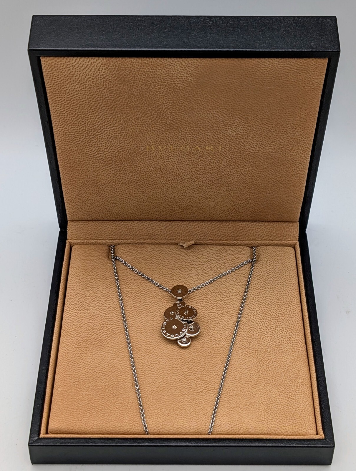 Bulgari Cicladi Large in Weißgold 750/ 18K 46cm 15,30 gr Bvlgari Halskette #509