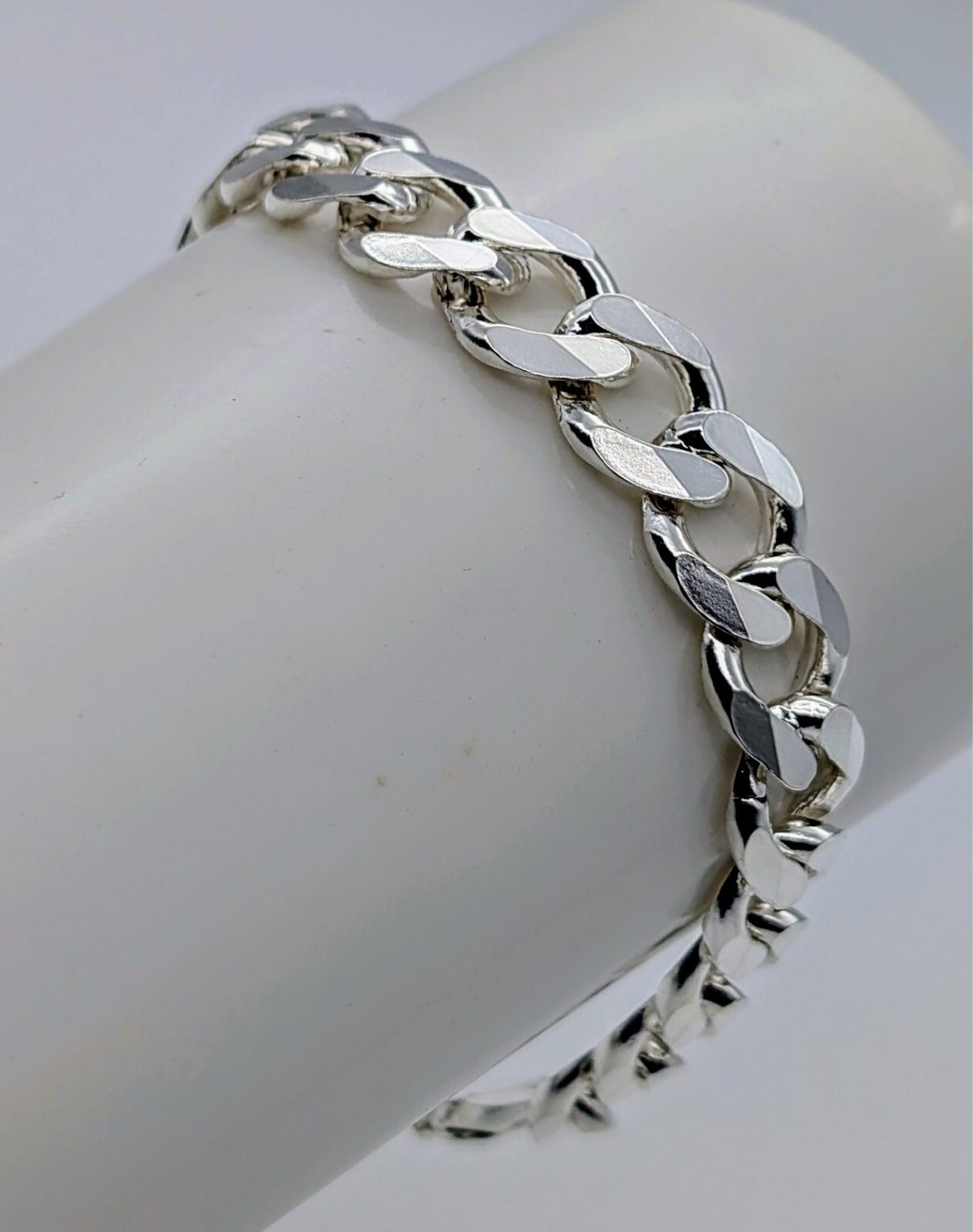 Panzerketten Armband Gliederkette 925 Sterling Silber Kette 22,5cm 35,60Gr. #572