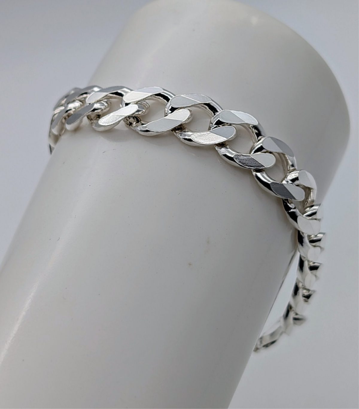 Panzerketten Armband Gliederkette 925 Sterling Silber Kette 22,5cm 35,60Gr. #572