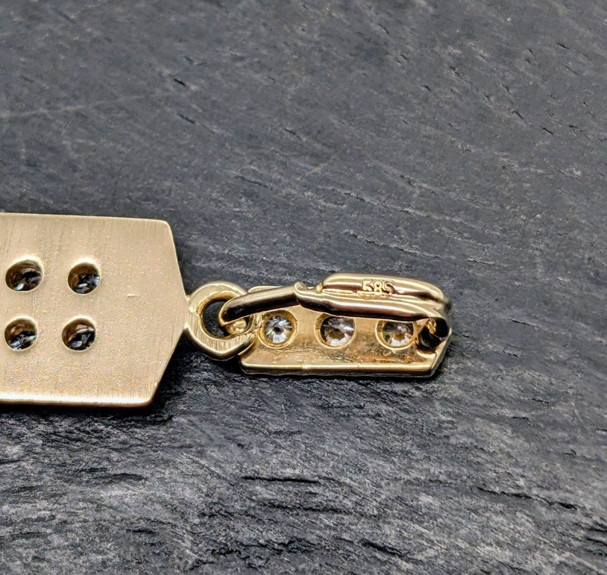 Brillanten Anhänger kreuz Jesus 585/14K 28,90Gr. Gelbgold Goldanhänger 5,0ct#553