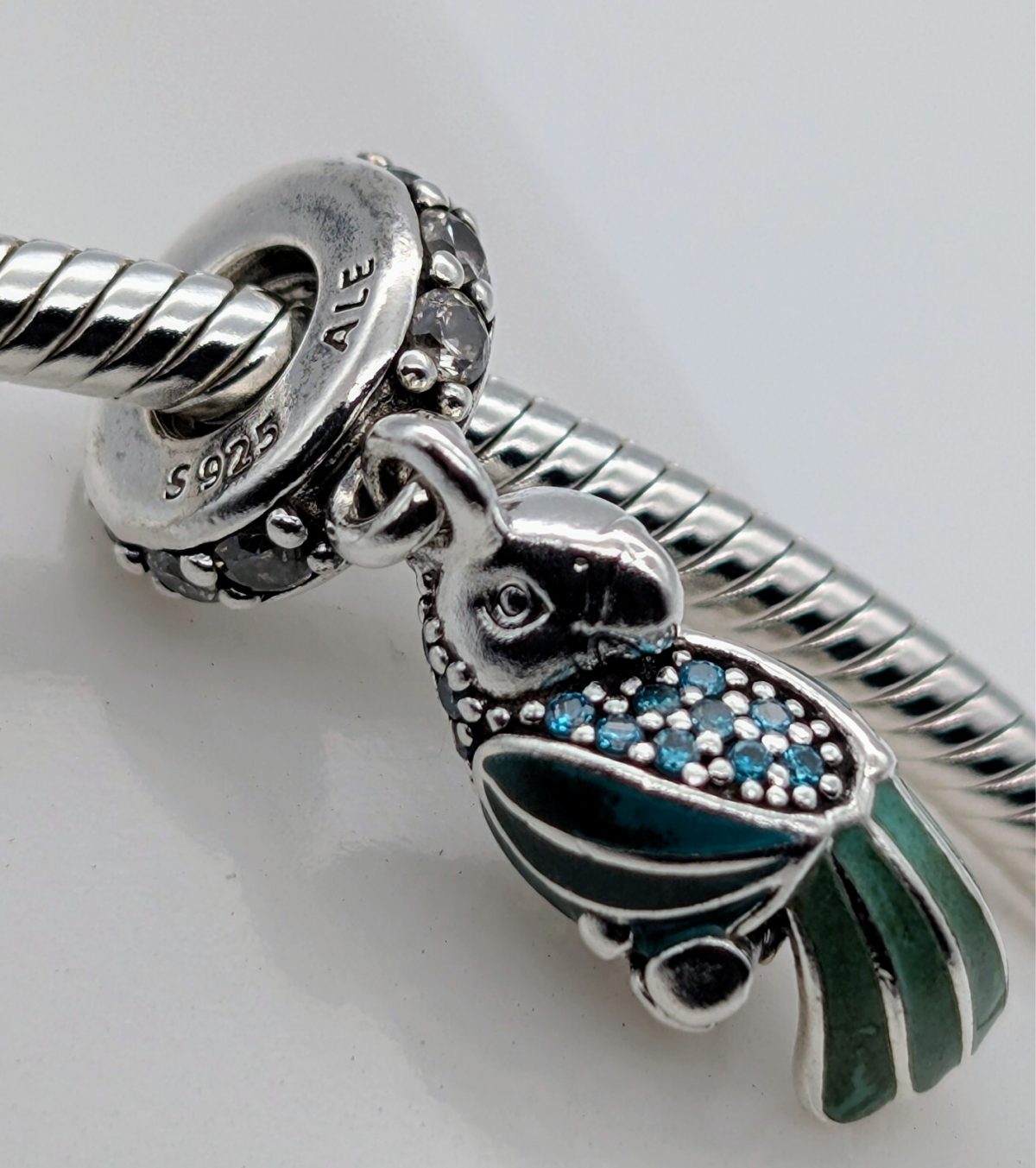 Pandora Papagai Charm Armband 925 ALE für Pandora Armbänder