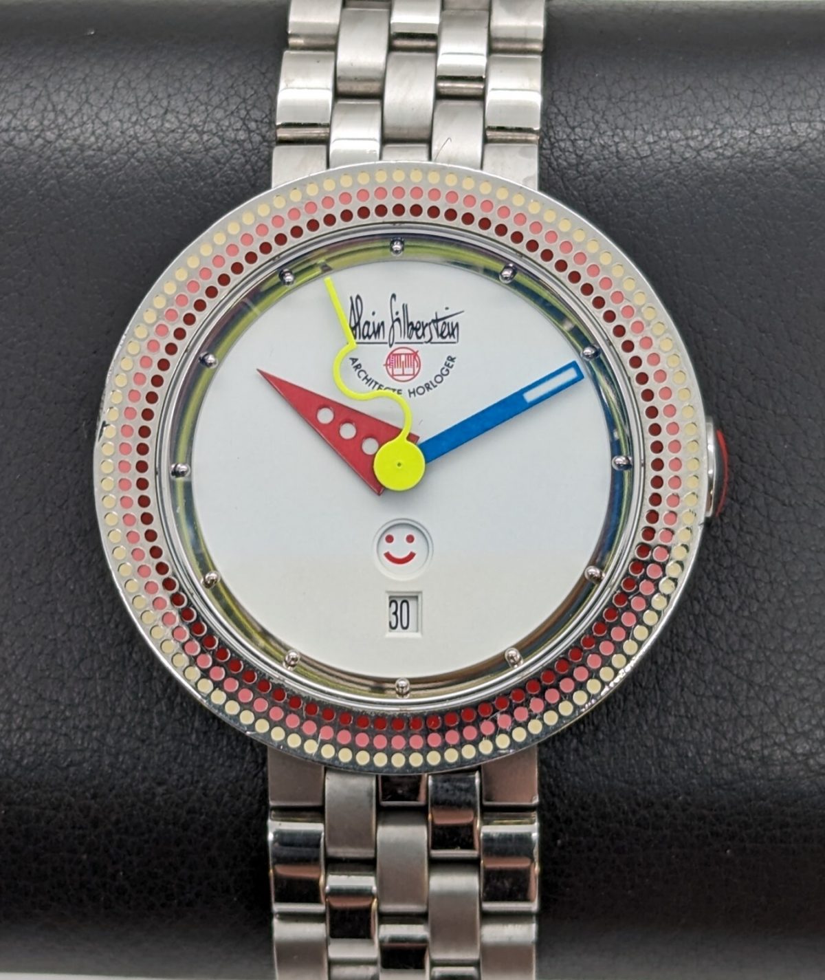 Alain Silberstein Herrenuhr Rondo Dots limitiert 42,5mm Uhr 203/999 #190
