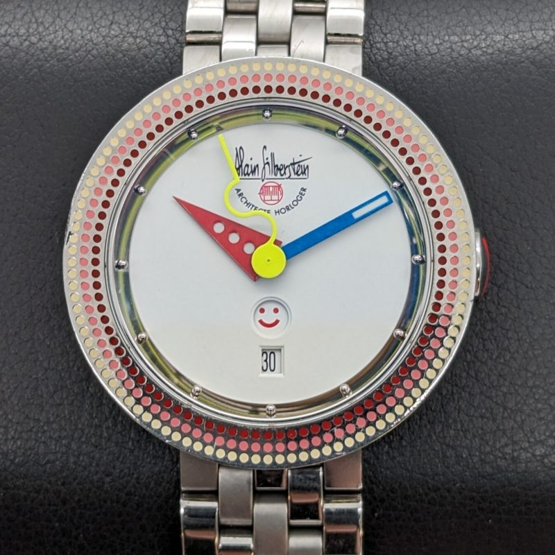 Alain Silberstein Herrenuhr Rondo Dots limitiert 42,5mm Uhr 203/999 #190