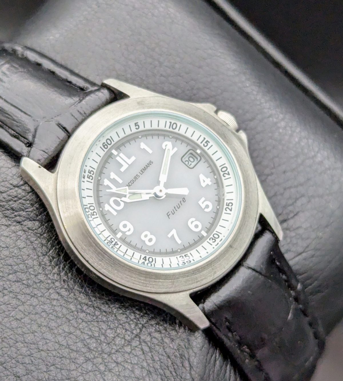Jacques Lemans Damenarmbanduhr 1-729 Silber Uhr Ø31mm Quarz #1163