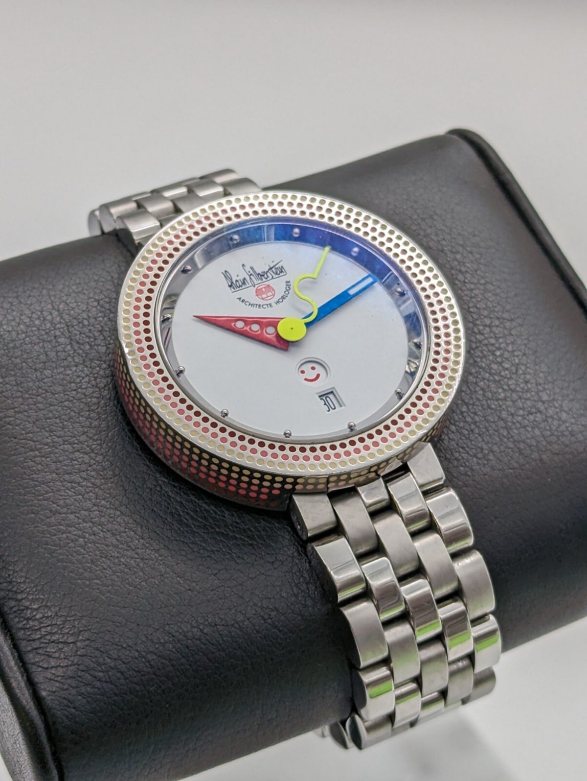 Alain Silberstein Herrenuhr Rondo Dots limitiert 42,5mm Uhr 203/999 #190