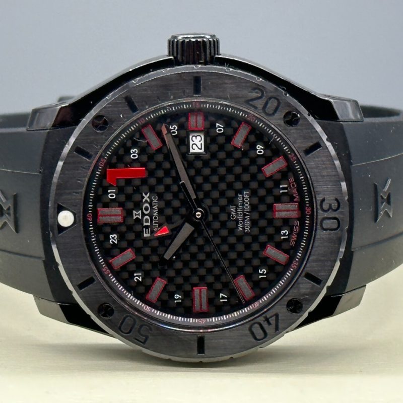 Edox Class-1 Powerboat Championship GMT Worldtimer GMT Automatic 93005 37N #28