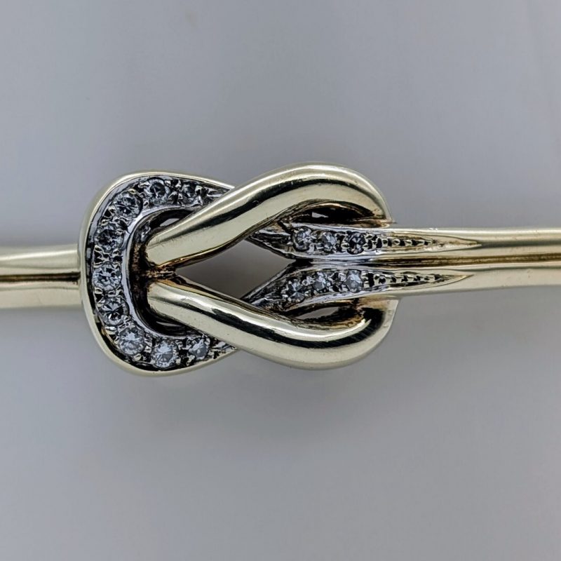 Luxus Brillanten Armreifen Armband 585/14K Kette Gelbgold 17cm 21,60Gramm #681
