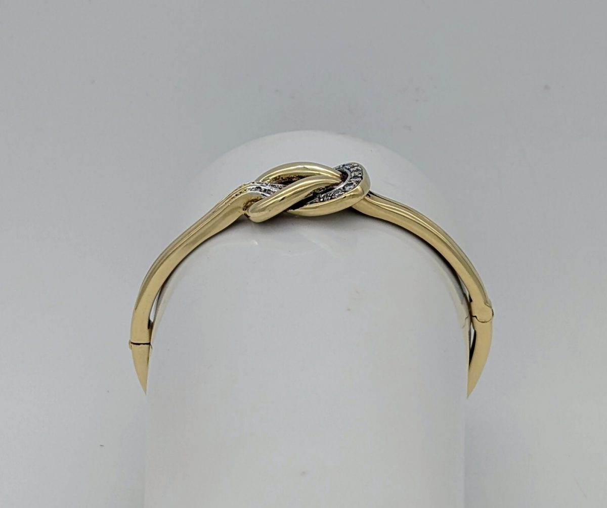 Luxus Brillanten Armreifen Armband 585/14K Kette Gelbgold 17cm 21,60Gramm #681