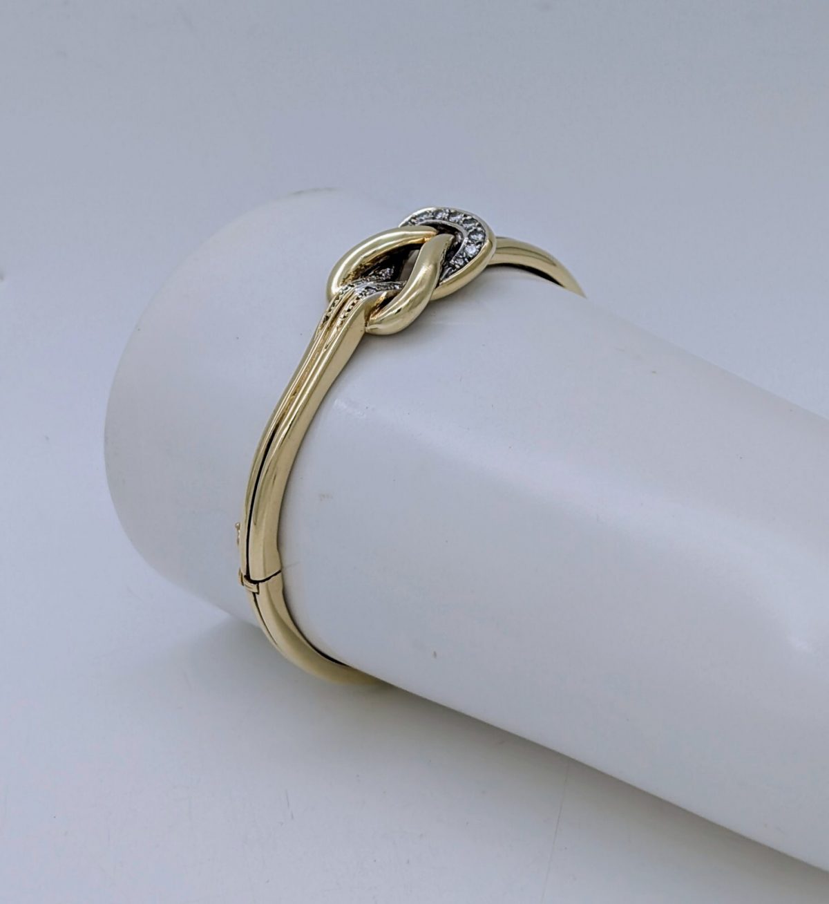 Luxus Brillanten Armreifen Armband 585/14K Kette Gelbgold 17cm 21,60Gramm #681