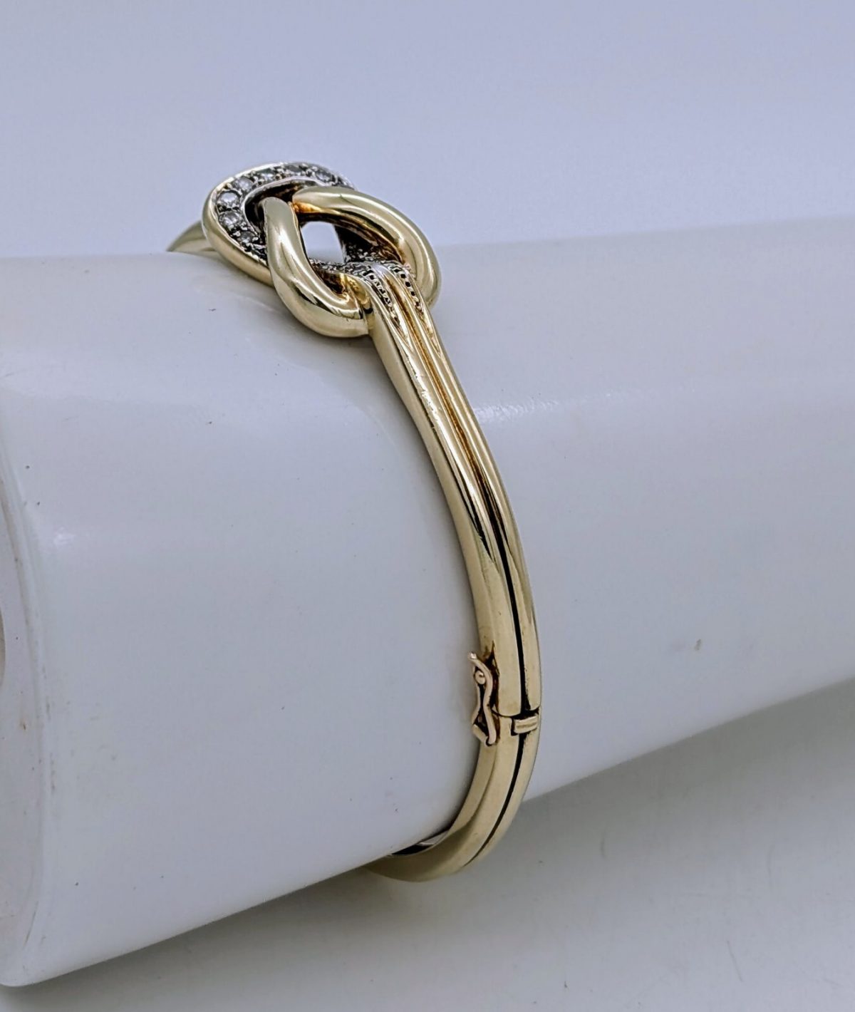 Luxus Brillanten Armreifen Armband 585/14K Kette Gelbgold 17cm 21,60Gramm #681