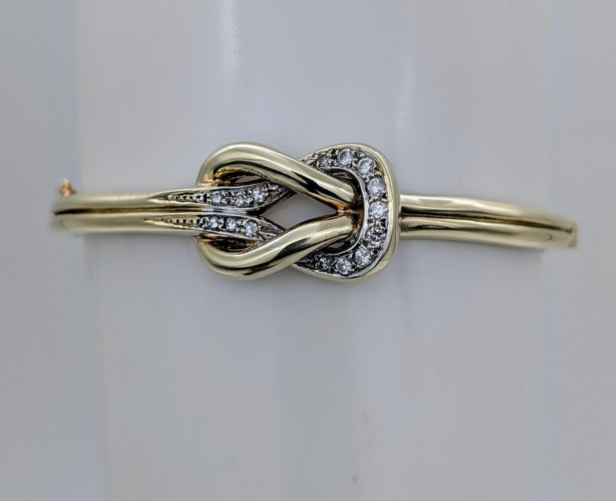 Luxus Brillanten Armreifen Armband 585/14K Kette Gelbgold 17cm 21,60Gramm #681