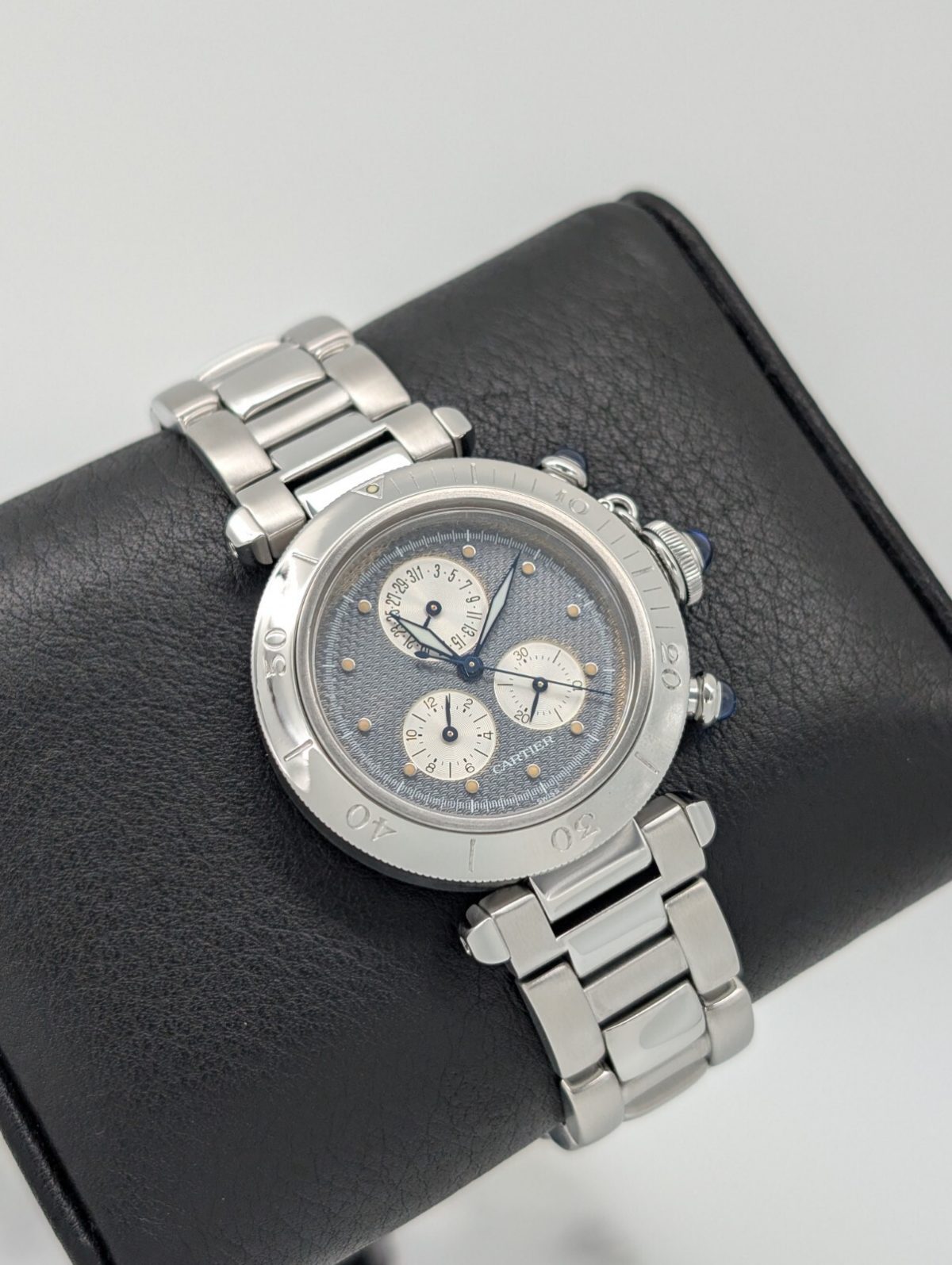 Cartier – Pasha Chronoreflex 1352.1 Uhr Ø35mm Quarz Uhr Revision 02/2025 #425