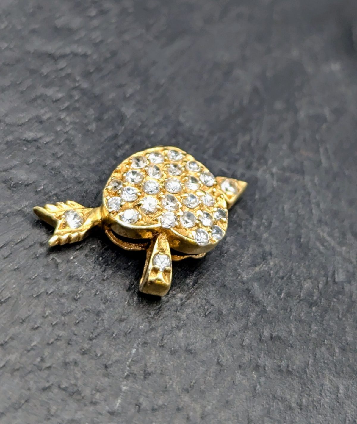Herz Anhänger Amore 585/14K Unisex 2,85Gramm Gelbgold für Halsketten #67