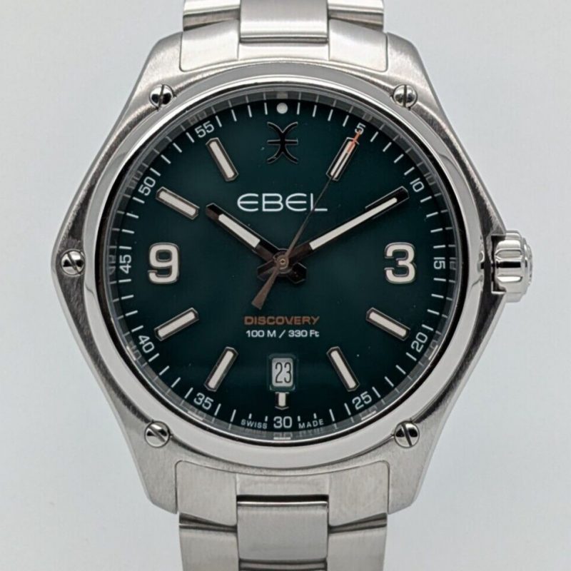 Ebel Discovery Gent 1216421 Edelstahl Ø41 mm Uhr Fullset Bj2020 #787