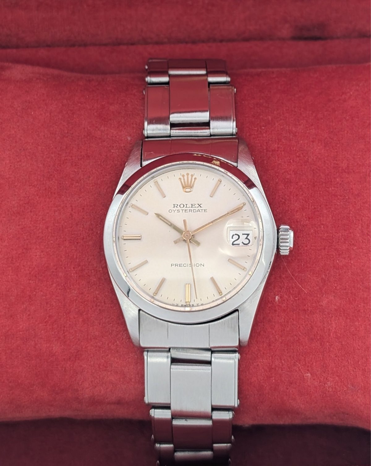 Rolex Oyesterdate Precision | Ref.6466 | Ø31mm | Silver/Dial | 1962 Uhr #1404