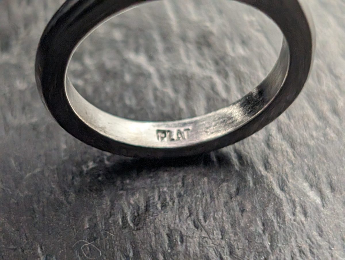 Brilliant Solitär 950 Platin | 1,01ct SI2 Verlobungsring -6,80g- Gr.47 #1356