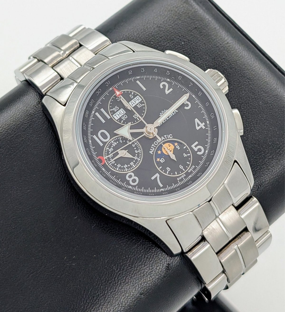 Delma Klondike Automatic Moonphase | REF. 467.396 BLK | Full Set Ø41mm Uhr #1380