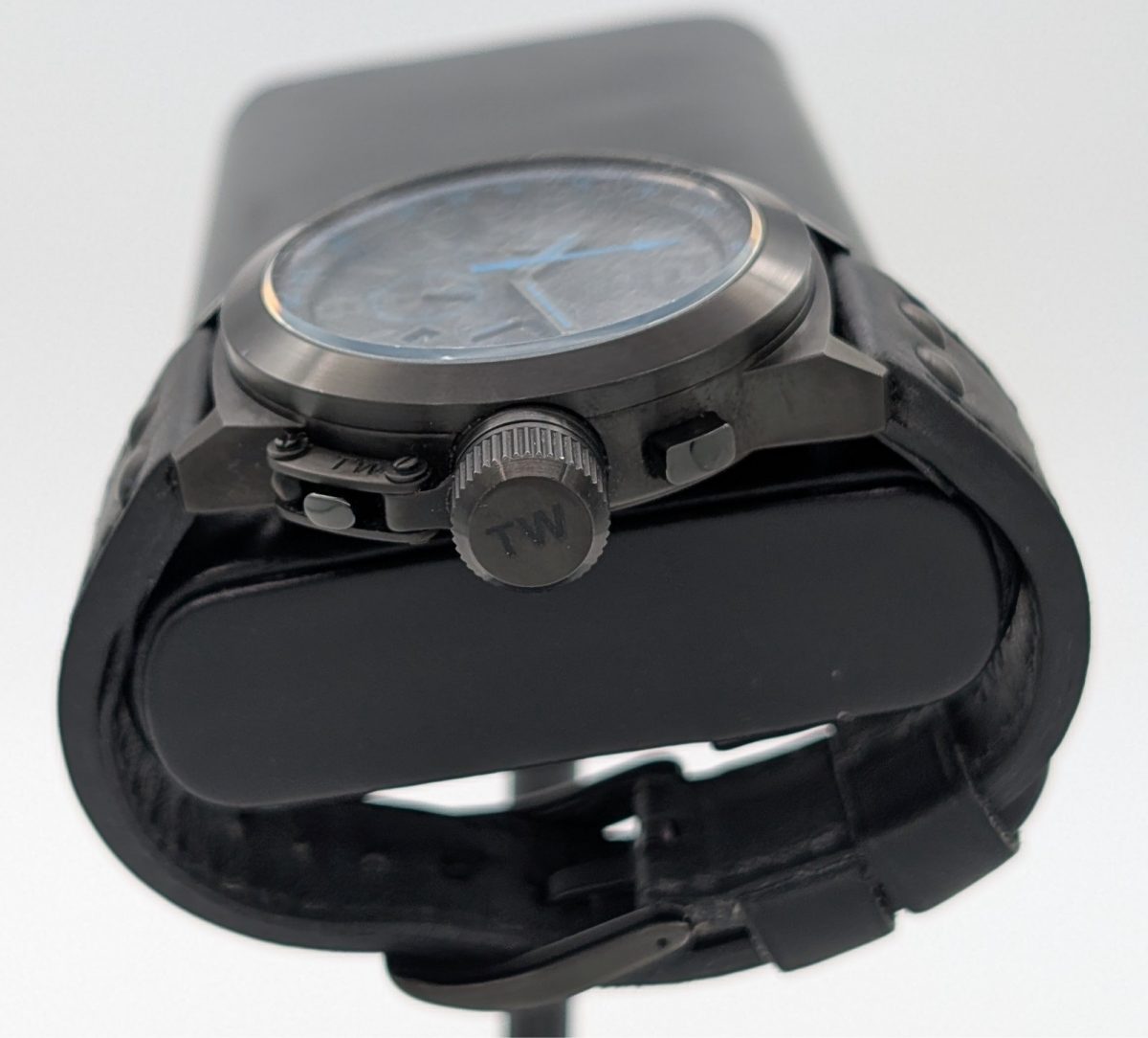 TW Steel Canteen Style TW-905 Ø50mm Quarz Uhr PVD Schwarz #1379