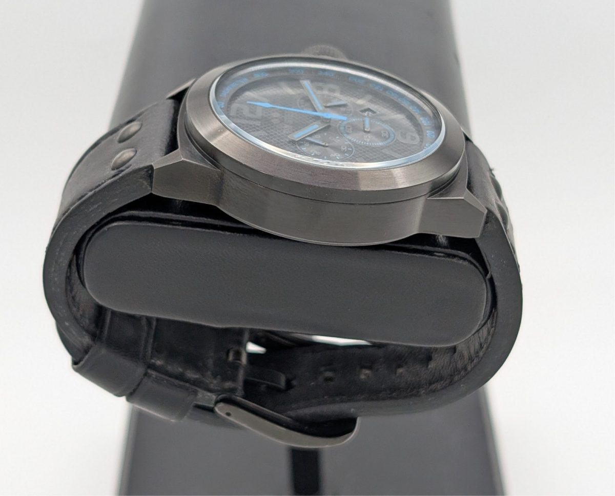 TW Steel Canteen Style TW-905 Ø50mm Quarz Uhr PVD Schwarz #1379