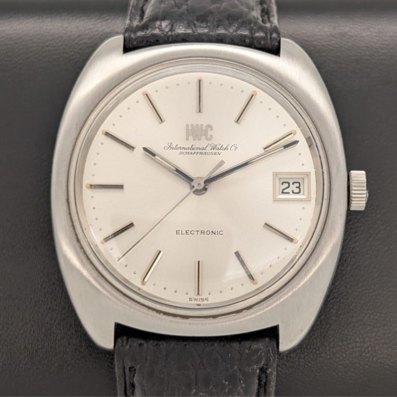 IWC Electronic Quartz | Ref.:3402 | Ø37mm | Silber/Dial | Stimmgabeluhr #1329