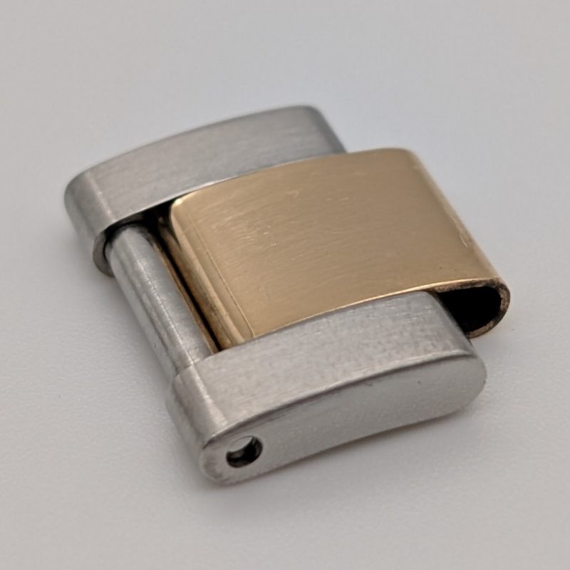 Rolex Oyster Element Glied 14mm Stahl/Gold 18K Mattiert & Poliert #1282