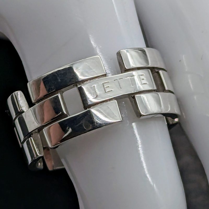 Jette Joop Europe Siegelring 925 Sterling Silber Ring 8,70Gr. Größe59 #249