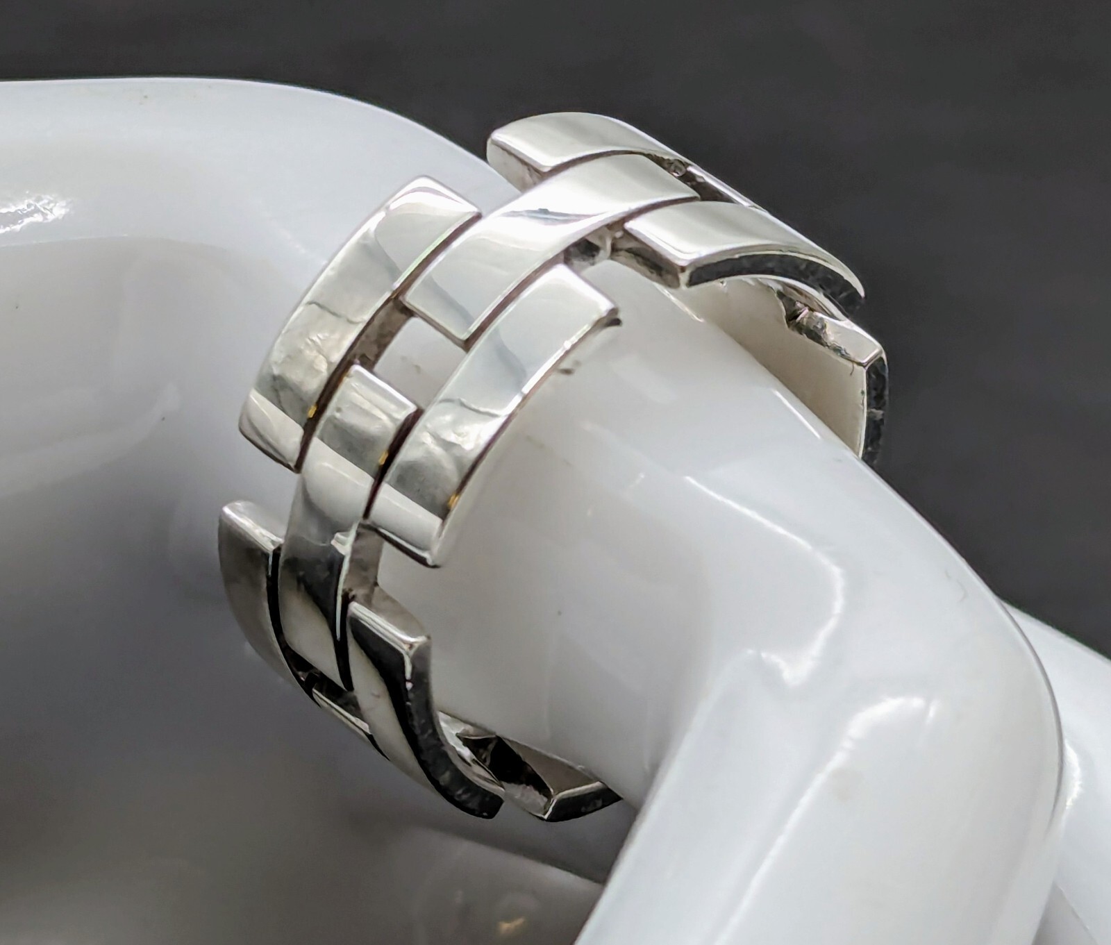 Jette Joop Europe Siegelring 925 Sterling Silber Ring 8,70Gr. Größe59 #249