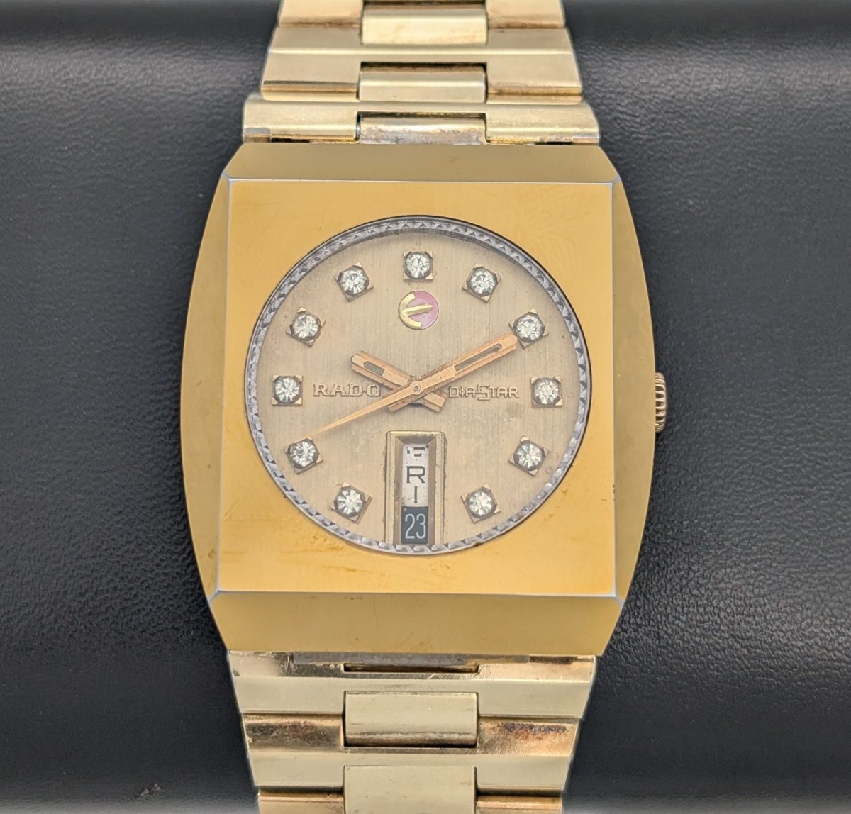 RADO DIASTAR Day-Date Water Sealed Vintage Automatik Ø35,5mm Uhr #1362