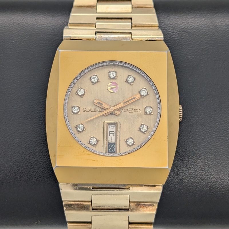 RADO DIASTAR Day-Date Water Sealed Vintage Automatik Ø35,5mm Uhr #1362