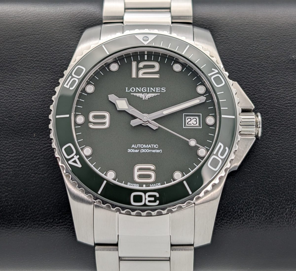 Longines L3.781.4.06.6 HydroConquest Automatic Ø41mm Uhr Green Dial #1059