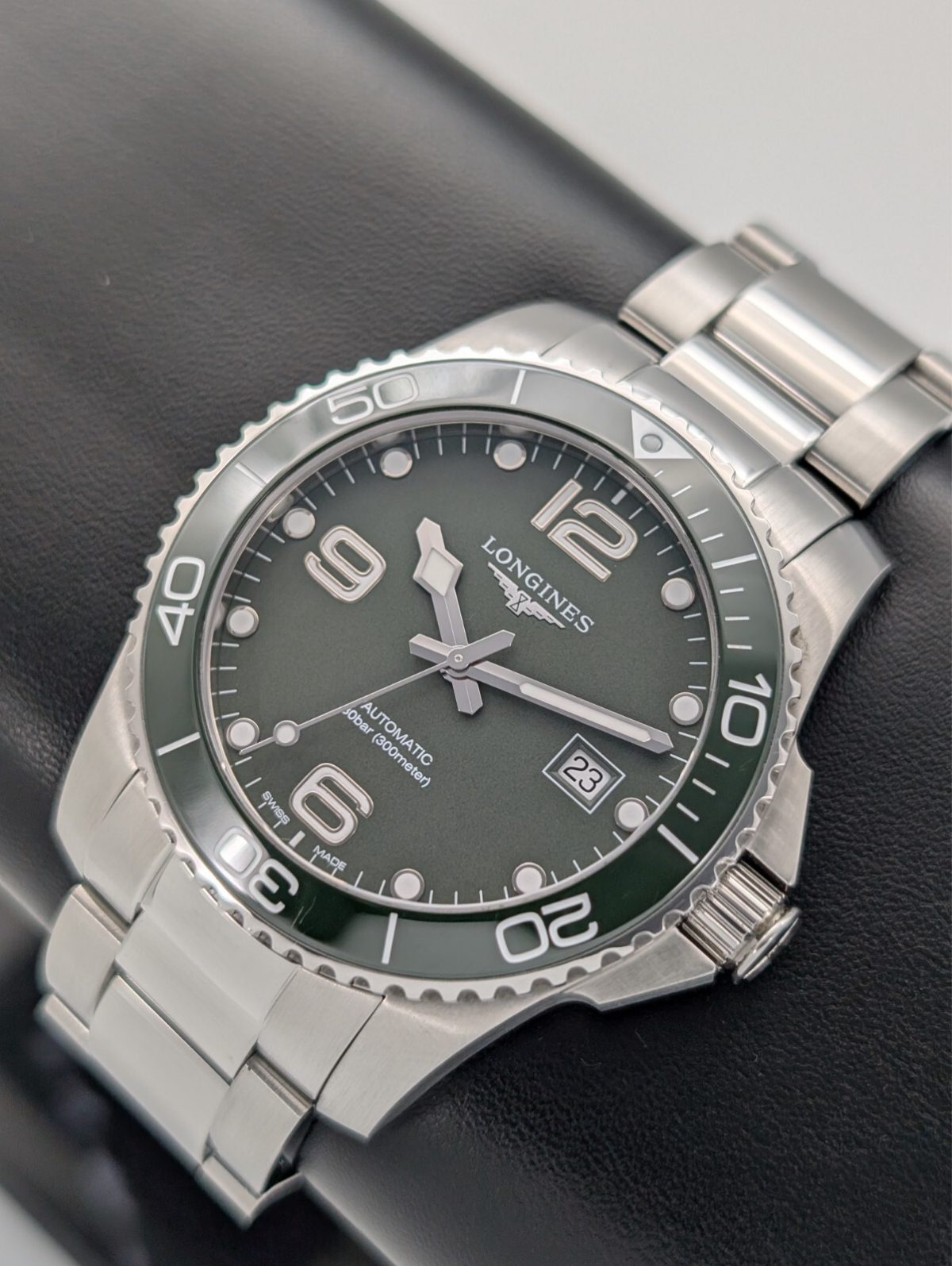 Longines L3.781.4.06.6 HydroConquest Automatic Ø41mm Uhr Green Dial #1059