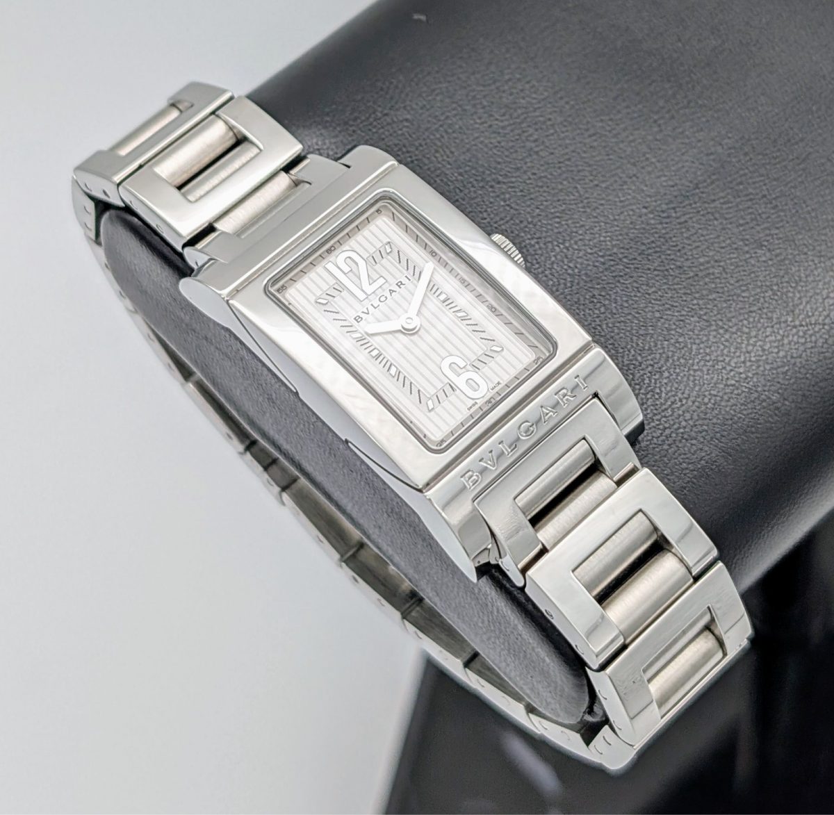 Bulgari Rettangolo Acciaio Donna 2000 | Ref. RT39S | Ø21mm Damen Uhr #1409