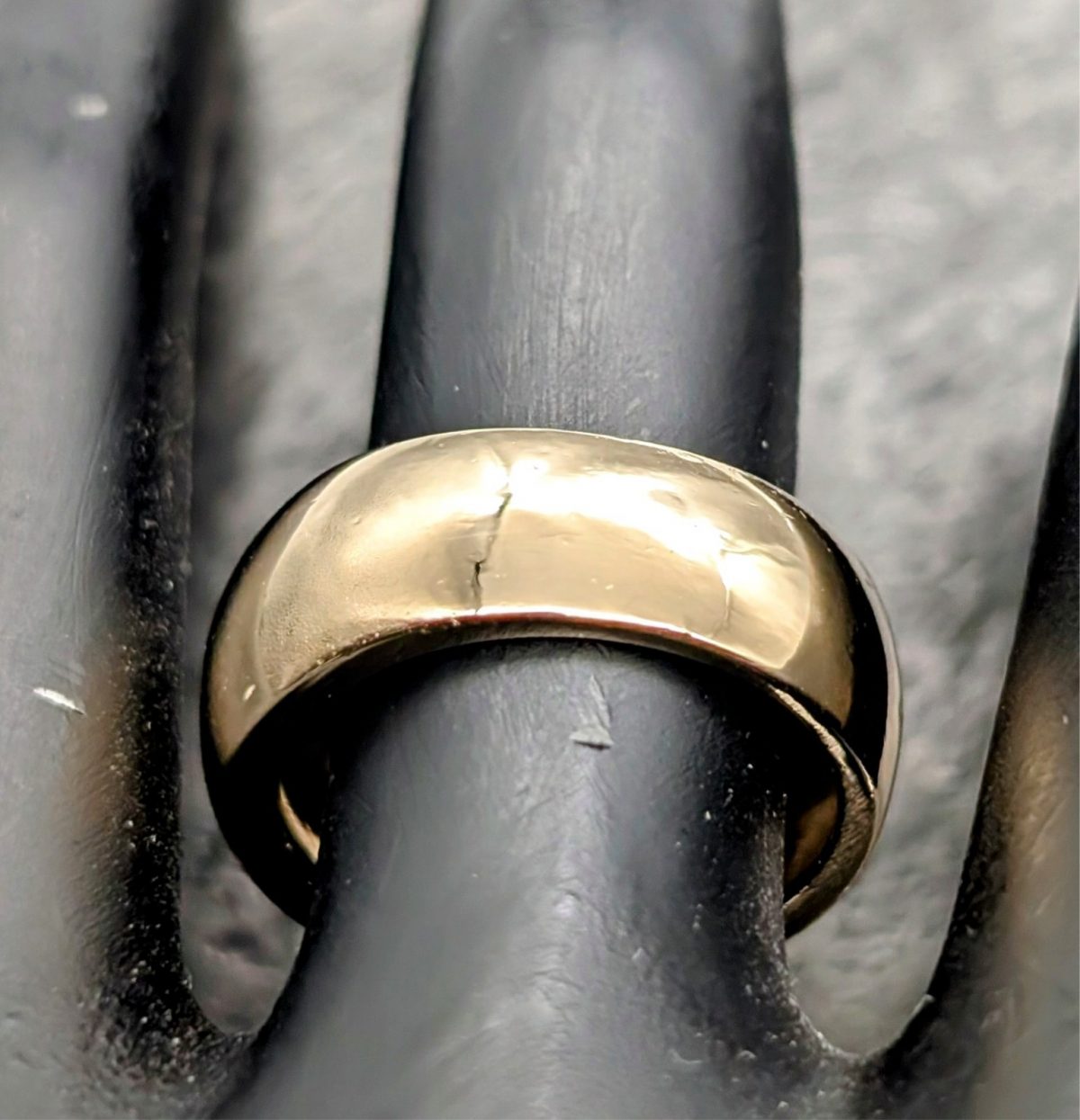 585/14K Gelbgold 0,29ct Brillant Ring Siegelring - 7,80g - Damenring #1371
