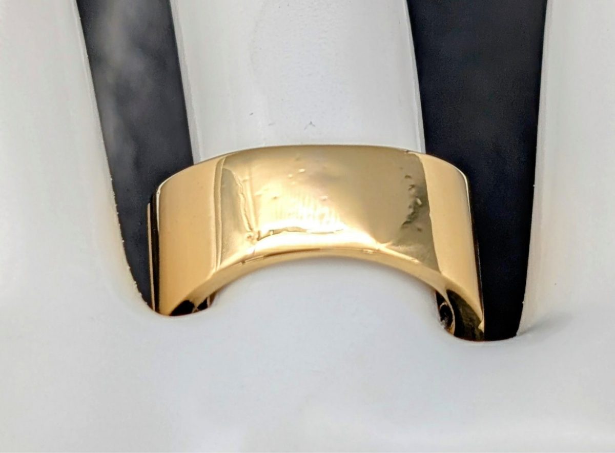 750/18K Gelbgold Medusa Brillanten Ring - 10,90g - Damenring [GR.51] #1432