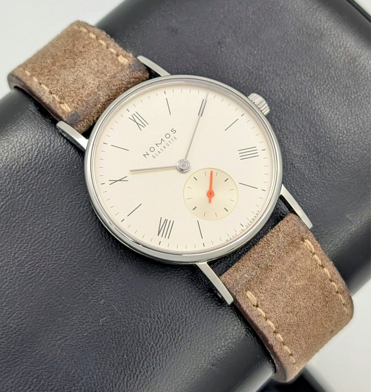 NOMOS Glashütte Tangente 33 | Ref. 5285 | Ø33mm | Champagner| 2018 Uhr #1456
