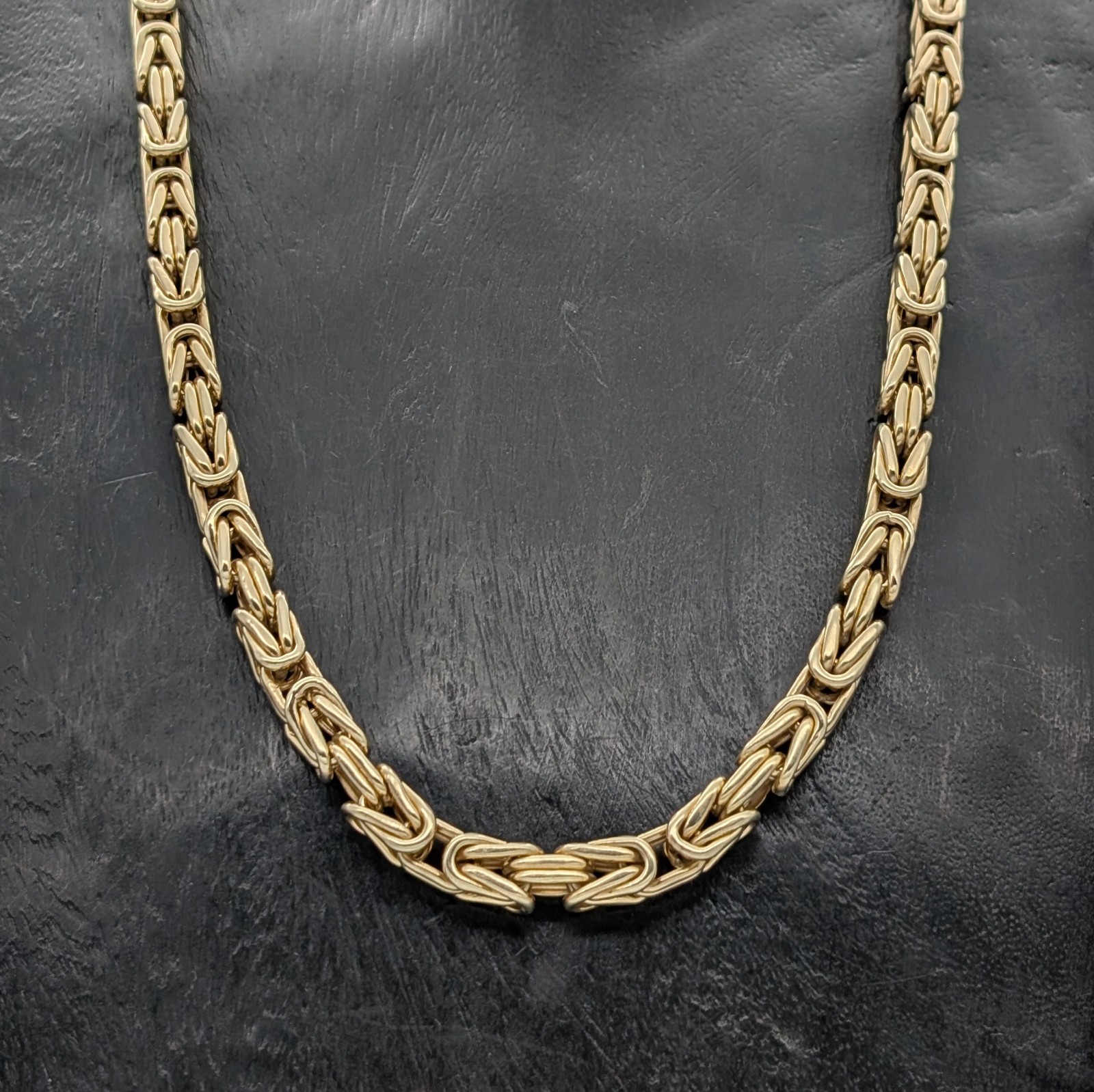 585/14K Gelbgold Königskette - 96,70 g - Gliederkette Kette 72cm #1466