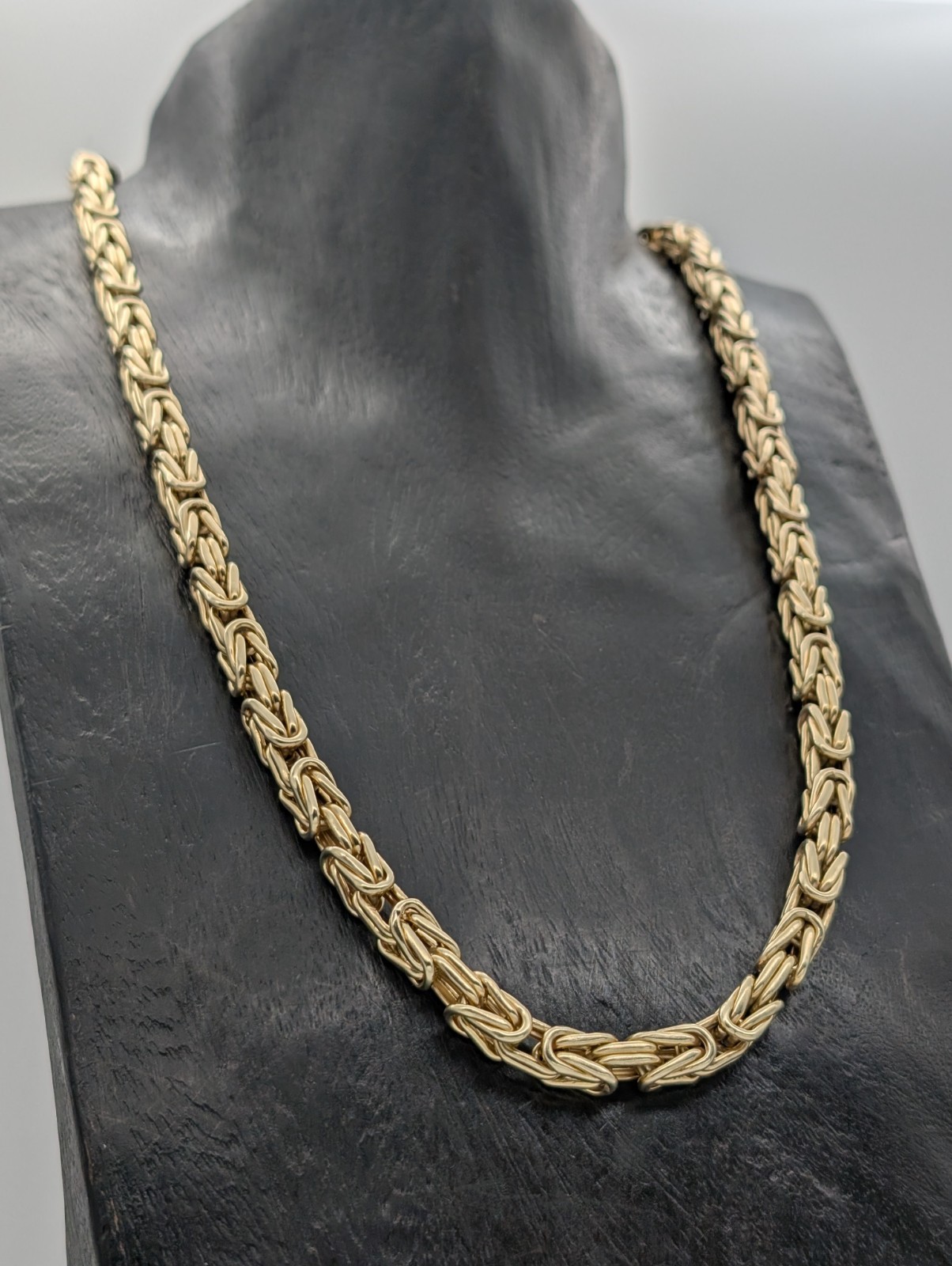 585/14K Gelbgold Königskette - 96,70 g - Gliederkette Kette 72cm #1466