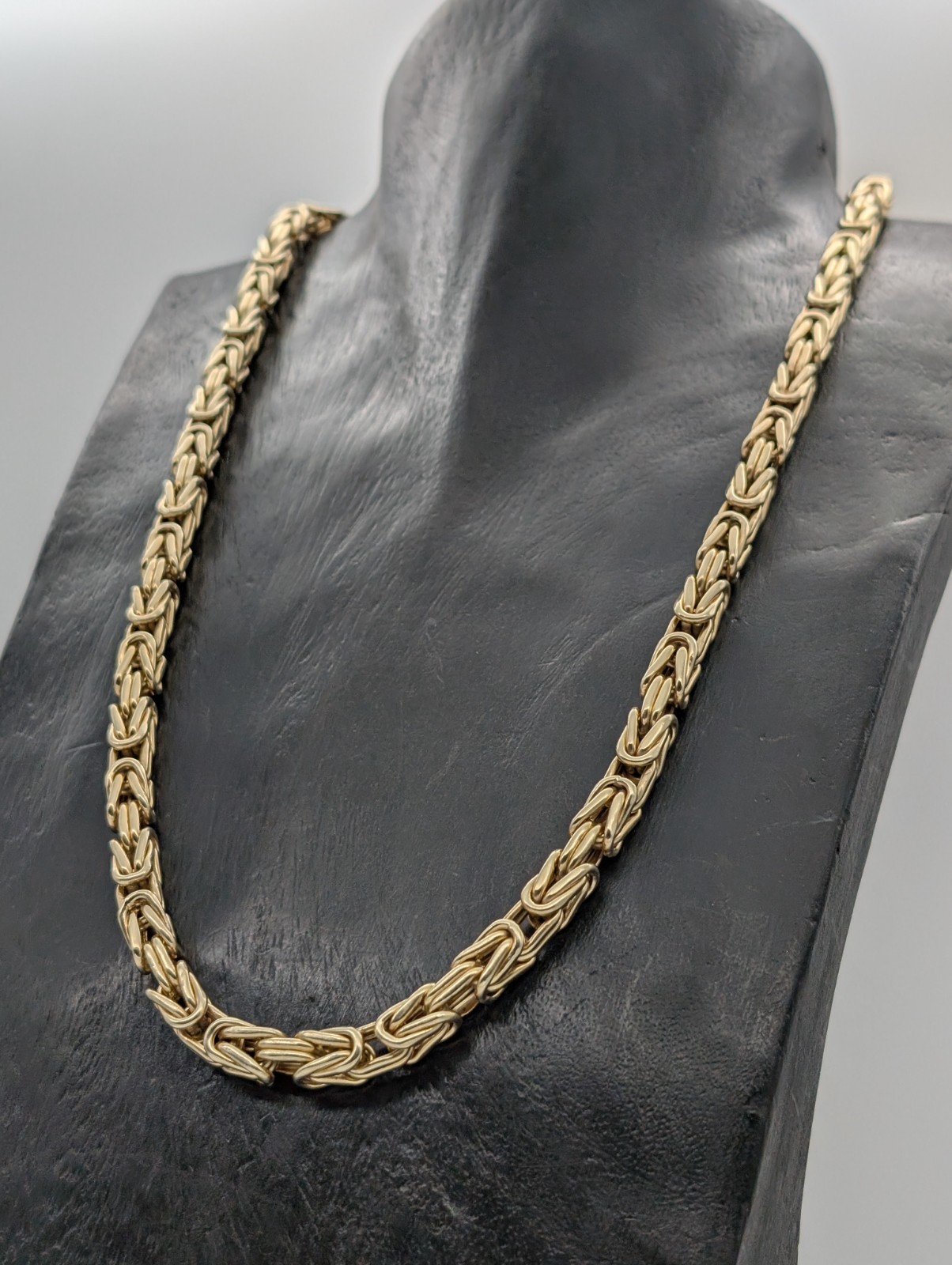 585/14K Gelbgold Königskette - 96,70 g - Gliederkette Kette 72cm #1466