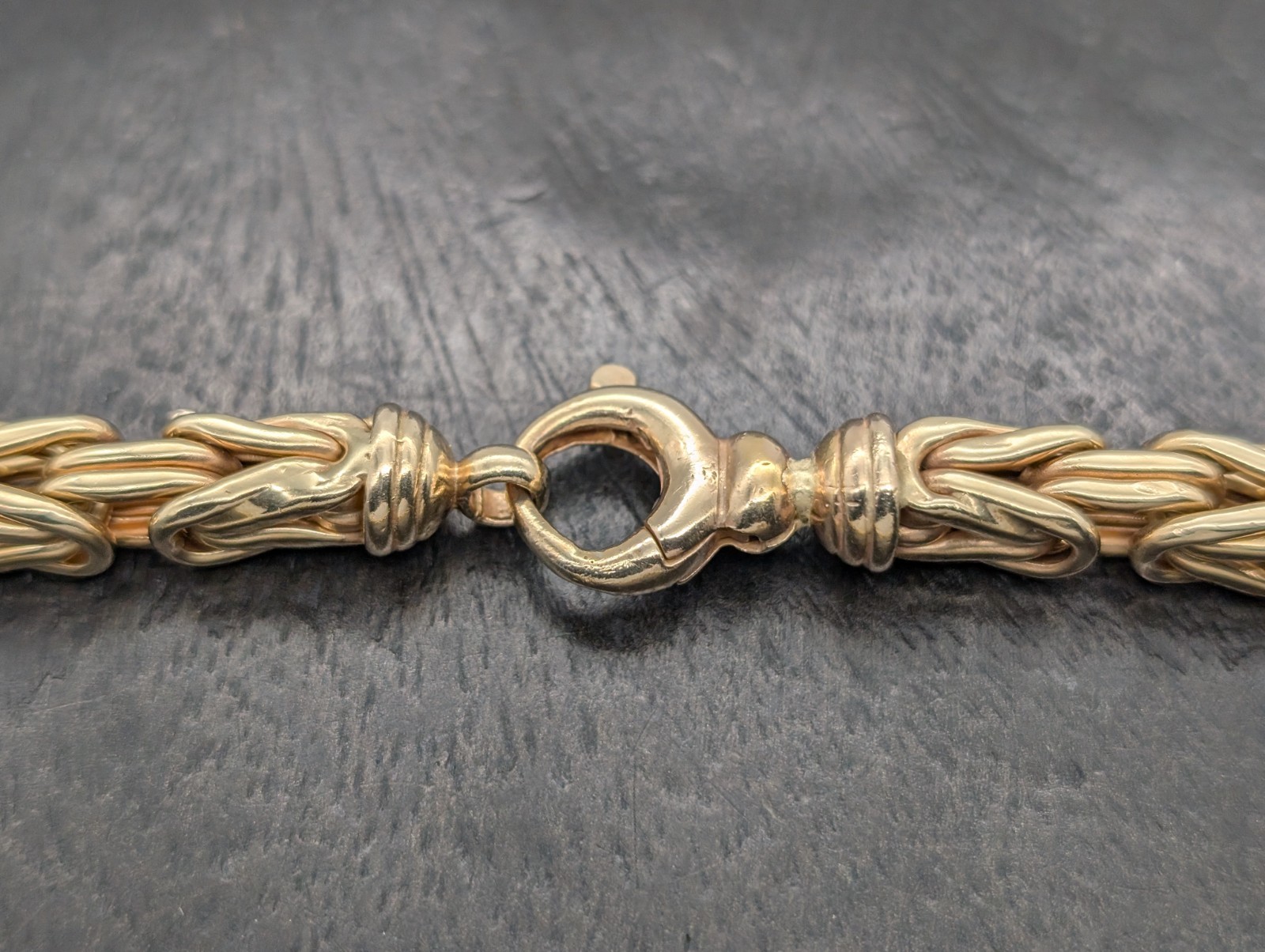 585/14K Gelbgold Königskette - 96,70 g - Gliederkette Kette 72cm #1466