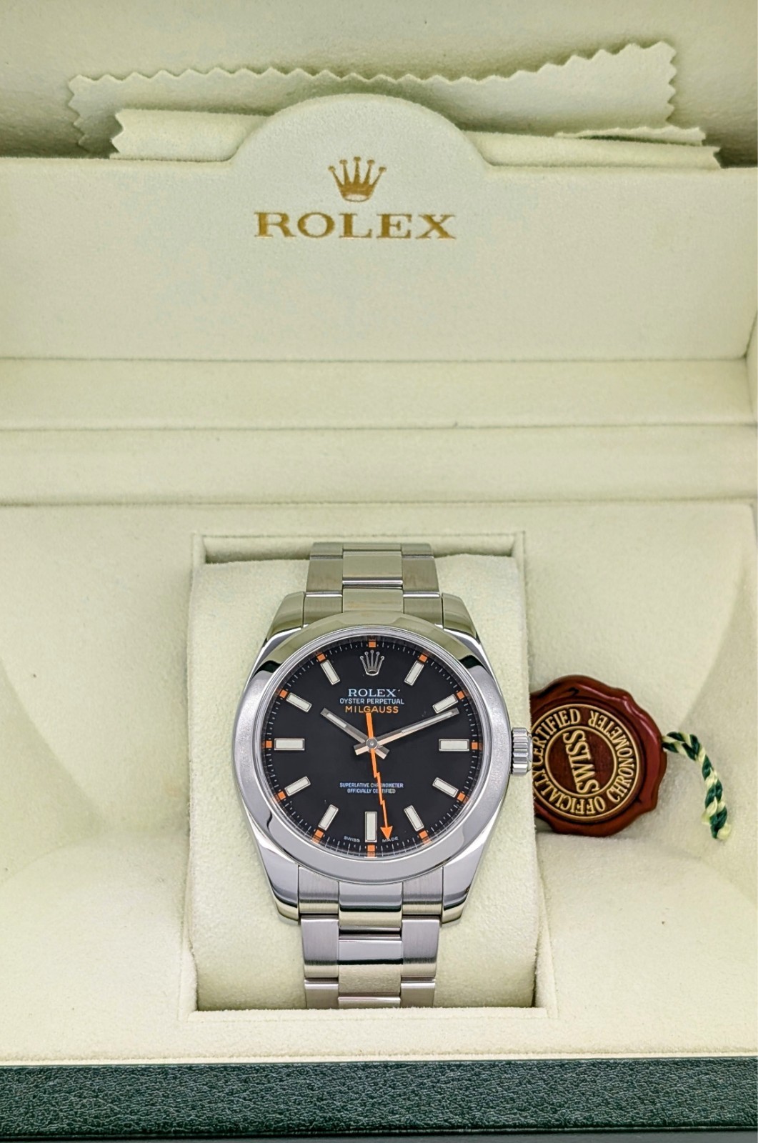 Rolex Milgauss | Ref. 116400 | Ø40mm | Black/Dial | Uhr aus 2007 #1495
