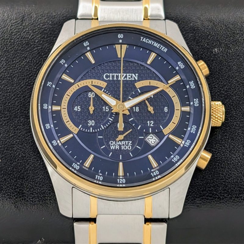 Citizen Chronograph Quartz Ref. 0520-S124107 – Edelstahl/Gold Ø42mm Uhr #1512