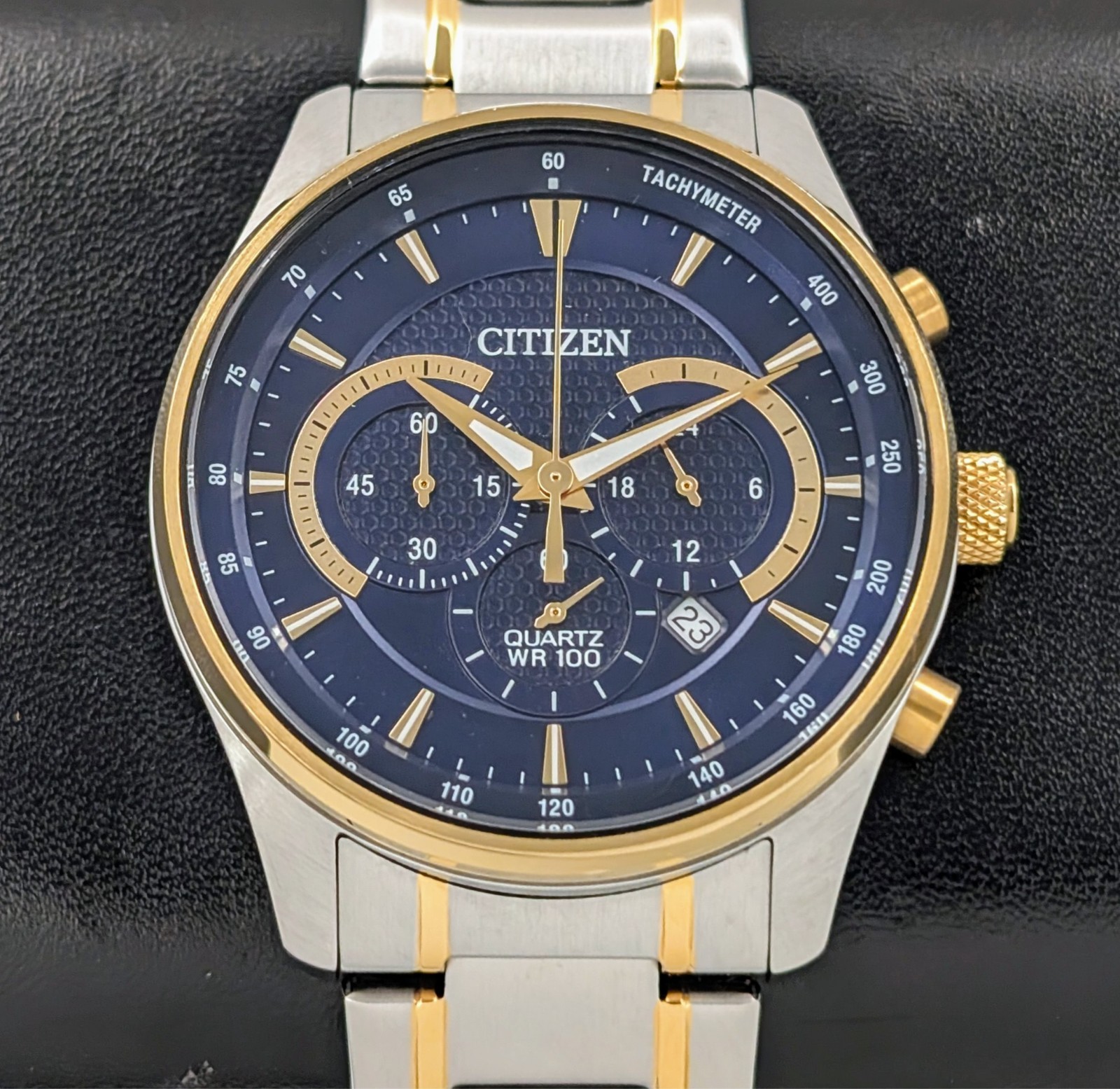 Citizen Chronograph Quartz Ref. 0520-S124107 – Edelstahl/Gold Ø42mm Uhr #1512
