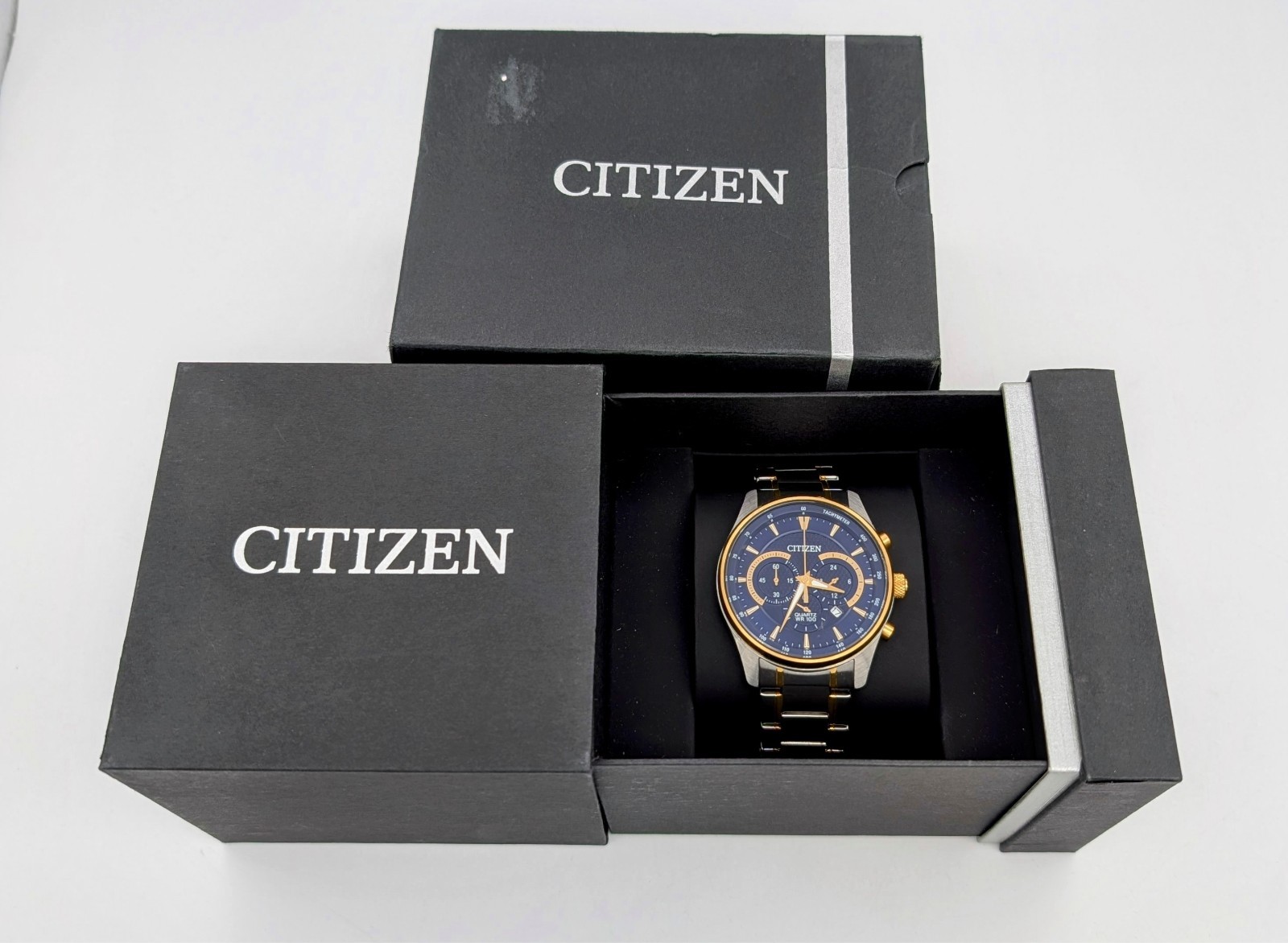 Citizen Chronograph Quartz Ref. 0520-S124107 – Edelstahl/Gold Ø42mm Uhr #1512